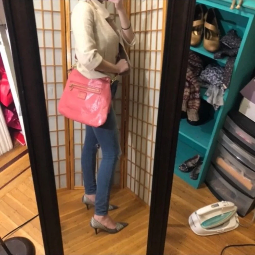 NWT Coach Daisy leather convertible purse Coral Crossbody purse bag - Picture 2 of 12